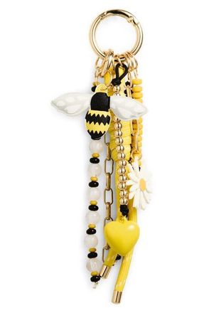 Chelsea28 Bumble Bee Bag Charm in Yellow Multi- Gold at Nordstrom