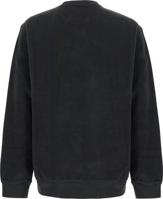 C.P. Company Mens Round Neck Sweatshirt Grey Fleece Cotton Sweatshirts Sweater