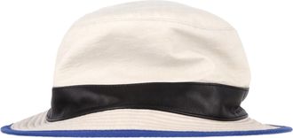 Hermès Pre-owned Womens Hermès Bucket Hat in White Cotton - One Size
