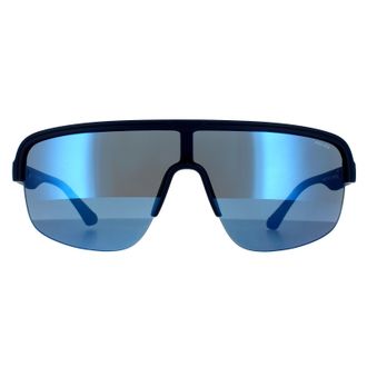 Police zonnebril SPLB47M Arcade 3 6QSB Matte Midnight Blue Blue Mirrored