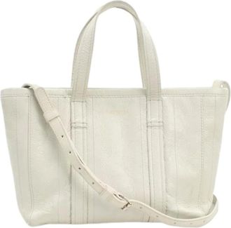 Balenciaga Pre-owned Tote Bags, female, White, Size: ONE SIZE Pre-owned Vintage Tote Bag