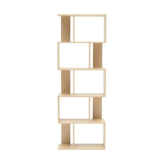 Mobili Rebecca Mobili Rebecca - Rebecca Mobili Estanteria 5 Estante Madera Beige Moderno 172,5x60x24