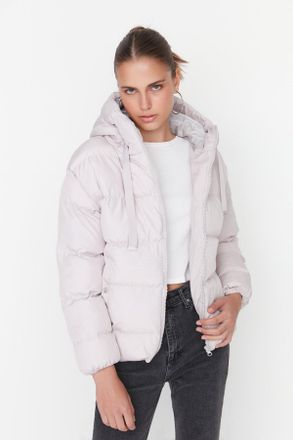 Trendyol Damen Capuchon Kogelvis Jasje