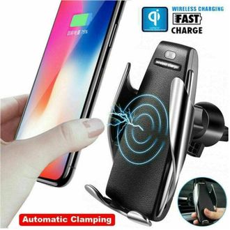 Trade Shop Trade Shop - Auto Support Air Socket With Wireless Battery Charger For Smartphones C-9a09