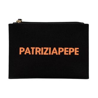 Patrizia Pepe Piccola Pochette Tricot in the City - - Bags - Donna - Nero - ONE SIZE