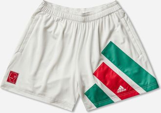 adidas Brain Dead x Disney Football Shorts Chalk White