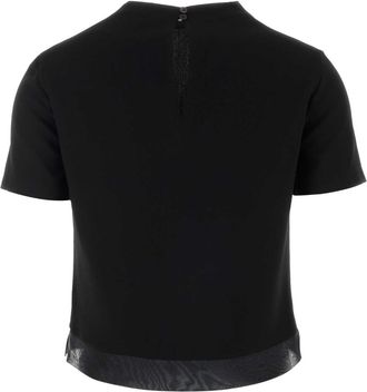 Jil Sander Womens Virgin Wool Sweater Black Primario