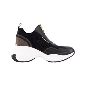 Michael Kors Schoenen, Dames, Zwart, 38 1/2 EU, Zuma Slip Trainer