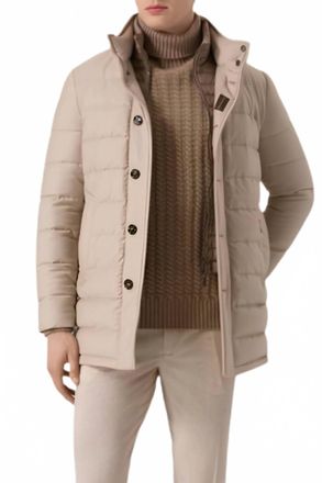 Moorer Calegariil Down Coat In Beige