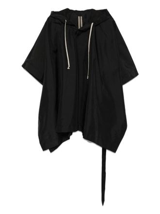 Rick Owens Waterproof Cape With Hood