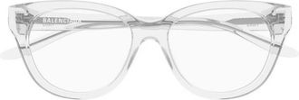 Balenciaga Optical Frame - female - Balenciaga - Glasses - Gray - 53 MM - Accessories