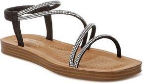 London Rag Ridayne Embellished Sandal in Black at Nordstrom Rack, Size 10