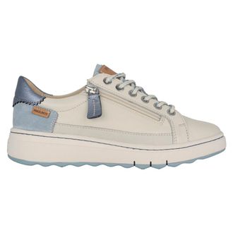 Pikolinos Arenas Vetersneaker - Dames - Veterschoenen - Beige - 38 EU - Leer - Schoenen