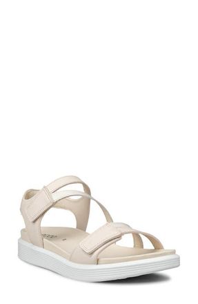 Ecco Soft Three Strap Sandal in Limestone/Limestone at Nordstrom, Size 7-7.5Us