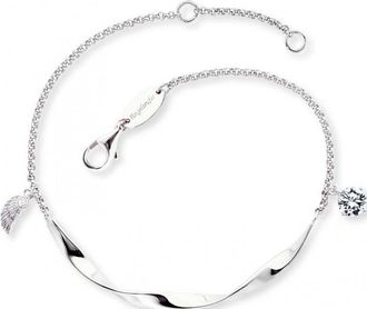 Engelsrufer Womens ERB-TWIST-WING-ZI Ladies Twist Wing Bracelet - Silver - One Size