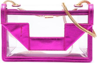 Saint Laurent Pre-owned Saint Laurent Small Metallic Leather Trimmed PVC Betty Crossbody Ladies 6PJXUFGVGLT31TC3