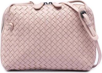 Bottega Veneta Pre-owned Cross Body Bags, female, Pink, Size: ONE SIZE Pre-owned Nodini Crossbody Bag