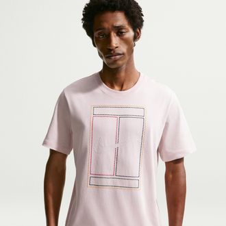 Nike Mens Court Heritage T-Shirt in Pink | IH2085-667