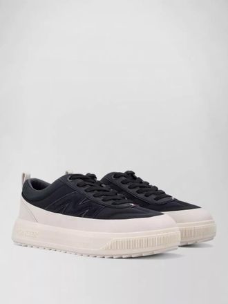 Moncler suede low-top sneakers
