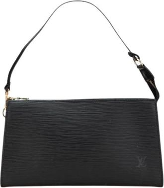 Louis Vuitton Pre-owned Shoulder Bags, female, Black, Size: ONE SIZE Pre-owned Vintage Shoulder Bag