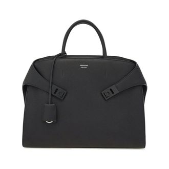 Ferragamo Luggages Nero-Uomo