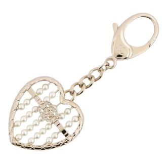 Chanel Pre-owned Parel Sleutelhanger - Dames - Pre-owned - Geel - Maat: ONE Size