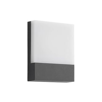 Lindby Lindby - L&aacute;mpara De Pared Led Exterior vanira En Negro Aluminio