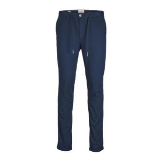 Jack & Jones Moderne Slim Fit Chino Broek - Heren - Slim Fit Broeken - Blauw - W34 L32 - Katoen - Broeken