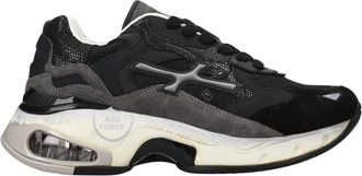 Premiata Stijlvolle Dames Sharkyd Schoenen - Dames - Sneakers - Zwart - 39 EU - Schoenen