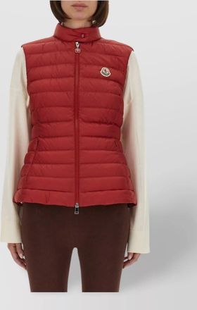 Moncler fitted high neck sleeveless padded vest