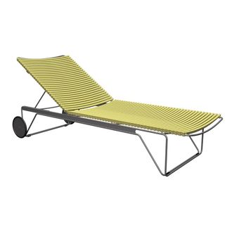 Houe CLICK Chaise Longue verstellbar, lemon zest