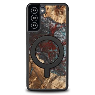 OEM Funda Bewood Unique Para Samsung Galaxy S21 Fe - Planetas - Plut&oacute;n Con Magsafe