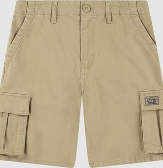 Levi's Kids Traditional Cargo Shorts - Uomo - 4A - Beige / Harvest Gold