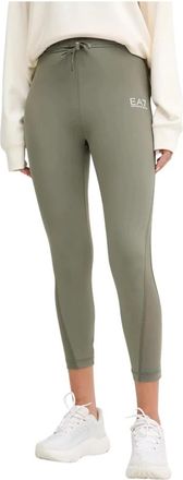 Emporio Armani Leggings - Dames - Leggings - Groen - L - Polyester - Broeken