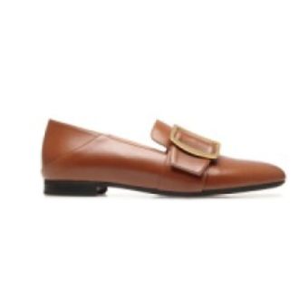 Bally Loafers, female, Brown, Size: 7 1/2 US Flat Loafers