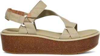 Teva Zomer Sleehak Sandaal Collectie - Dames - Sandalen - Groen - 42 EU - Schoenen
