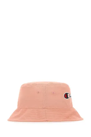 Champion Womens Pink Cotton Bucket Hat Ps092 Exterior: Cappelli