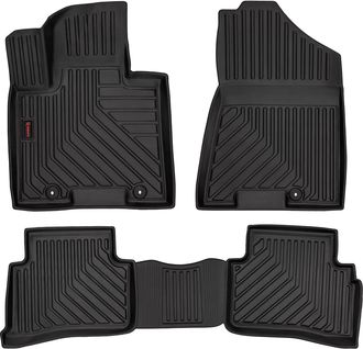 OEM Alfombrillas De Goma 3d Para Coche: Kia Sportage Iii (suv, 2010-2015) - Borde De 5 Cm