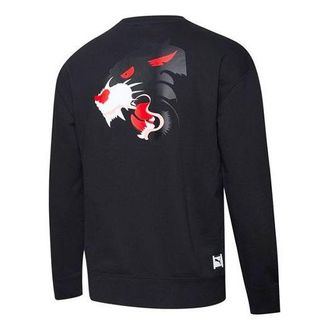 Puma Fierce Back Printing Sports Round Neck Pullover Black 579096-01