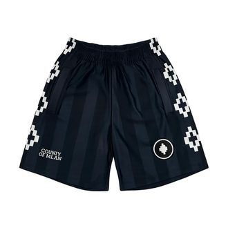 Marcelo Burlon Beachwear, male, Black, Size: XL Short Shorts