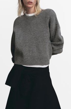 Mango Crewneck Sweater in Grey at Nordstrom Rack, Size X-Small