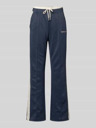 Pegador Trackpants mit Spitzenbesatz Modell TIHANY LACE in Blau, Gr&ouml;&szlig;e XL