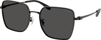 Coach HC7184D CBZ51 Asian Fit 934487 Womens Sunglasses Black Size 56