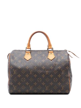 Louis Vuitton 2008 Speedy 30 Boston tas met monogram - Bruin