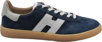Hogan Blue Sneakers With Contrasting Laces
