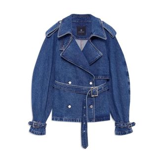 Anine Bing Overhemden, Dames, Blauw, XS, Denim, Denim Shirt