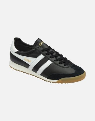 Gola Mens Torpedo Leather Mens Trainers - Black - Size: 11