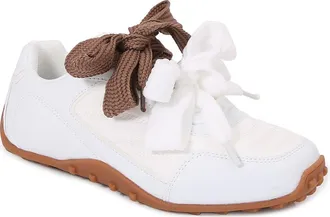 Berness Ribbon Lace Sneaker in White at Nordstrom Rack, Size 7