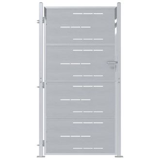 vidaXL Puerta De Jard&iacute;n 85 X 174 Cm Acero Inoxidable Con Cerradura Vidaxl