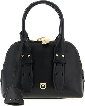 Pinko Pinko, Tassen, Dames, Zwart, ONE Size, Katoen, Mini Escape Bag